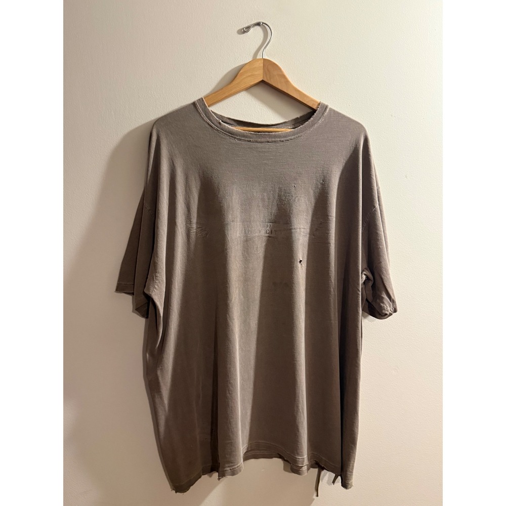 Vintage Chroma Zone Anvil Chicago Windy City Distressed T-Shirt Brown 2X Mens